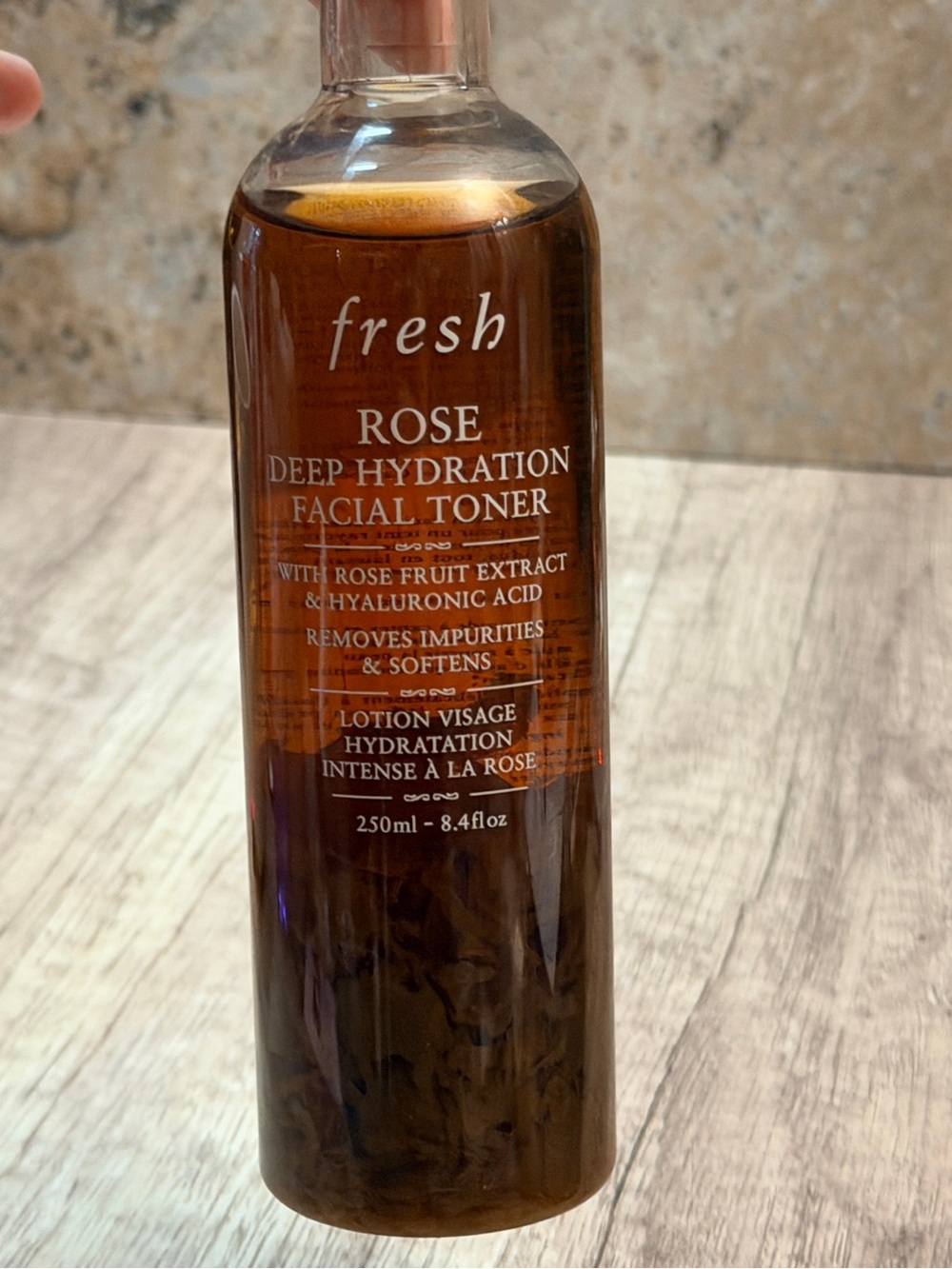 fresh Rose Deep Hydration Facial Toner — Brown Bottle